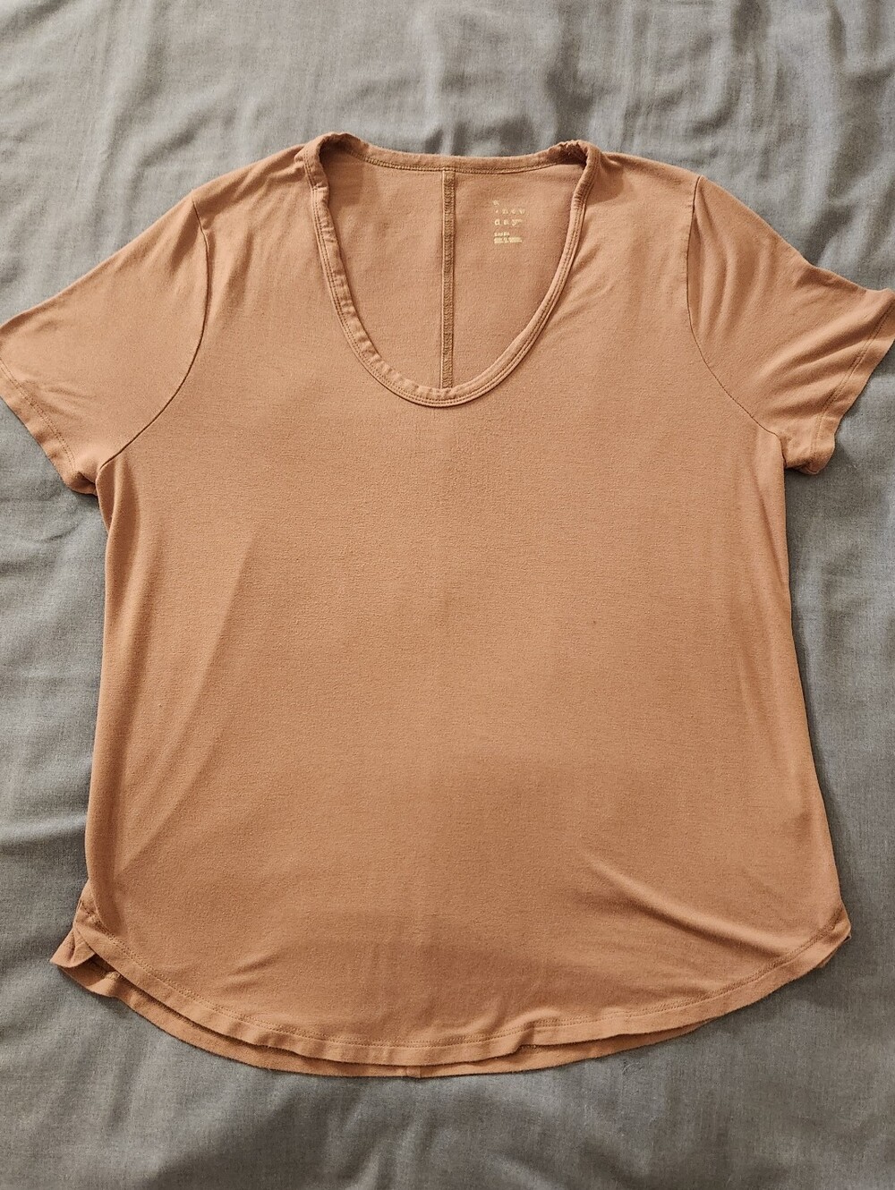 a new day Scoop Neck Short Sleeve Top Large - Soft Pink